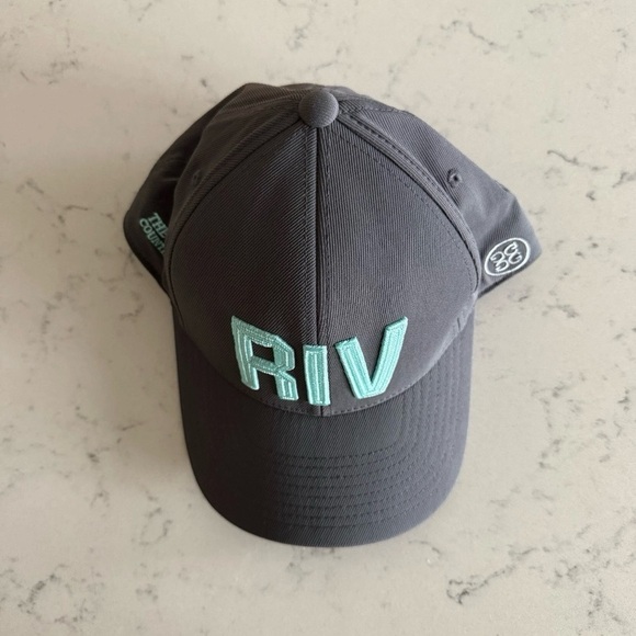G/Fore Riviera Country Club Hat RIV Grey Adult Snapback Cap Golf Genesis Open - Picture 8 of 8